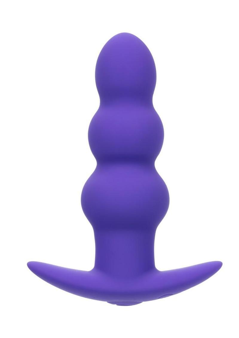 Basic Essentials Rechargeable Beaded Probe - Purple