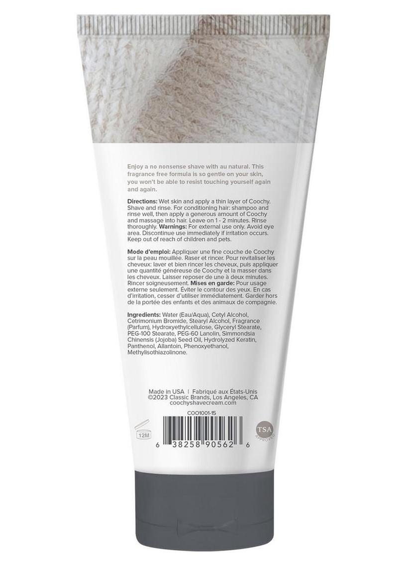 Coochy Shave Cream Au - Natural - .5oz
