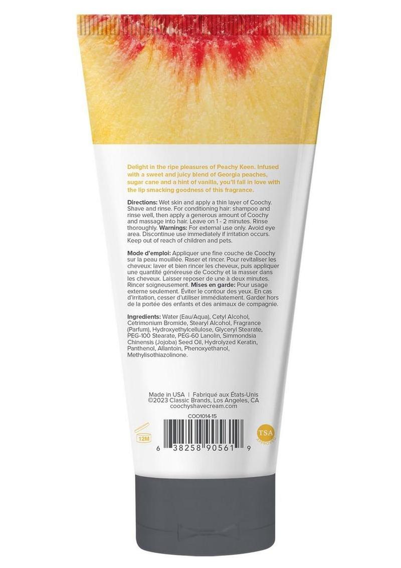 Coochy Shave Cream Peachy Keen - .5oz