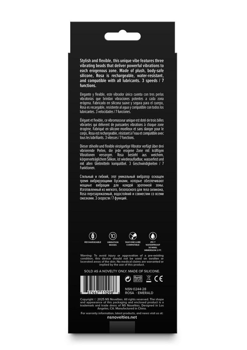 Gold-N-Dreams Rosa Rechargeable Silicone Vibrator
