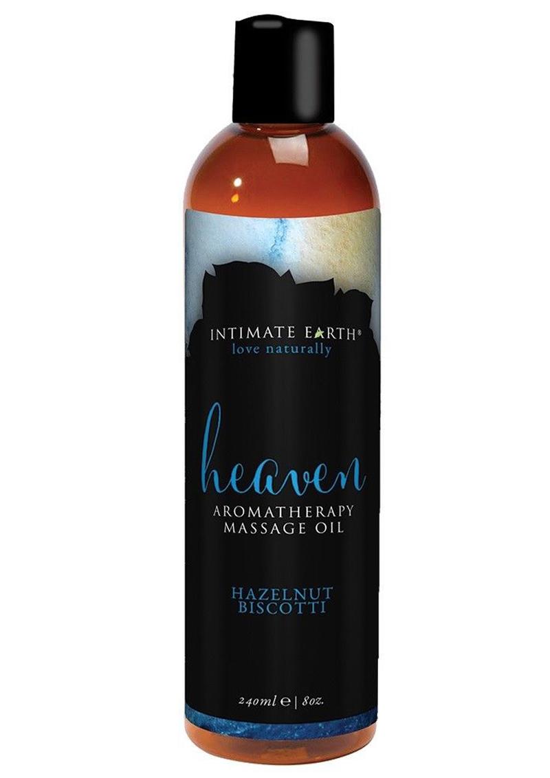 Intimate Earth Heaven Aromatherapy Massage Oil Hazelnut Biscotti - 4oz