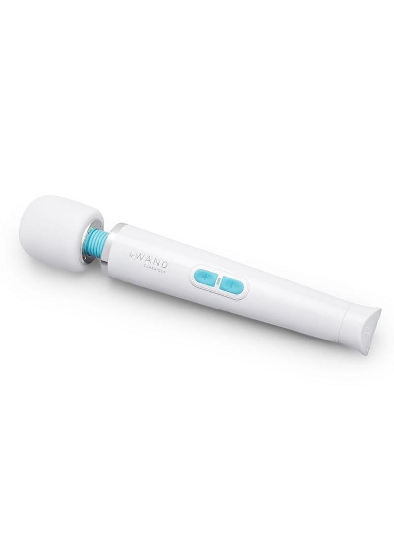 Le Wand Classique Petite Wand Silicone Rechargeable Massager - White