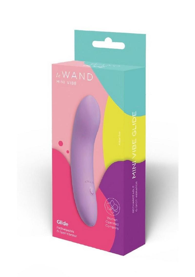 Le Wand Mini Vibe Glide G-Spot Vibrator - Purple