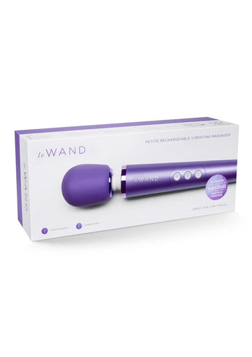 Le Wand Petite Rechargeable Silicone Vibrating Massager - Purple/Violet