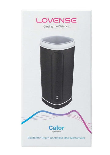 Lovense Calor Rechargeable Bluetooth Remote Stroker - Black