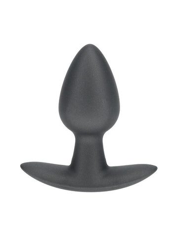 Ouch! Anal Plug Silicone - Grey/Gun Metal - Small
