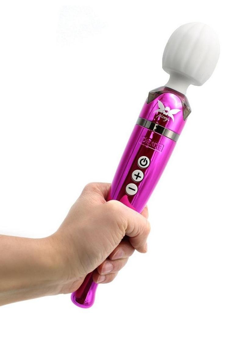 Pixey Deluxe Rechargeable Wireless Wand - Pink Chrome