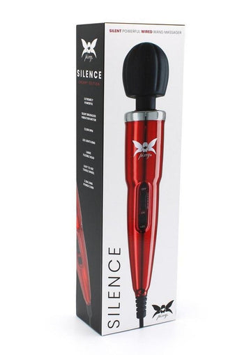 Pixey Silence Rechargeable Body Wand Cherry Edition - Red