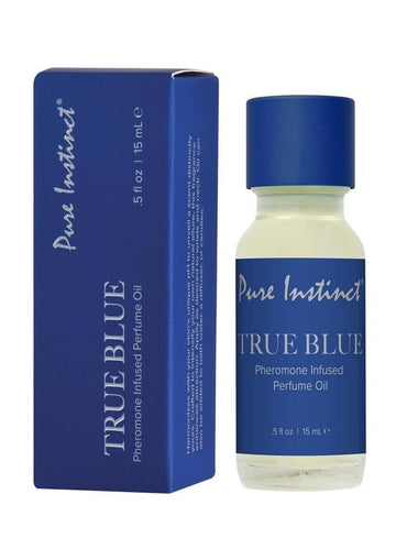 Pure Instinct Pheromone Perfume Oil Dropper- True - Blue - 0.5oz/15ml