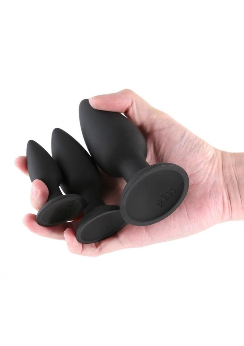Renegade Triple Strike Silicone Anal Plug Kit