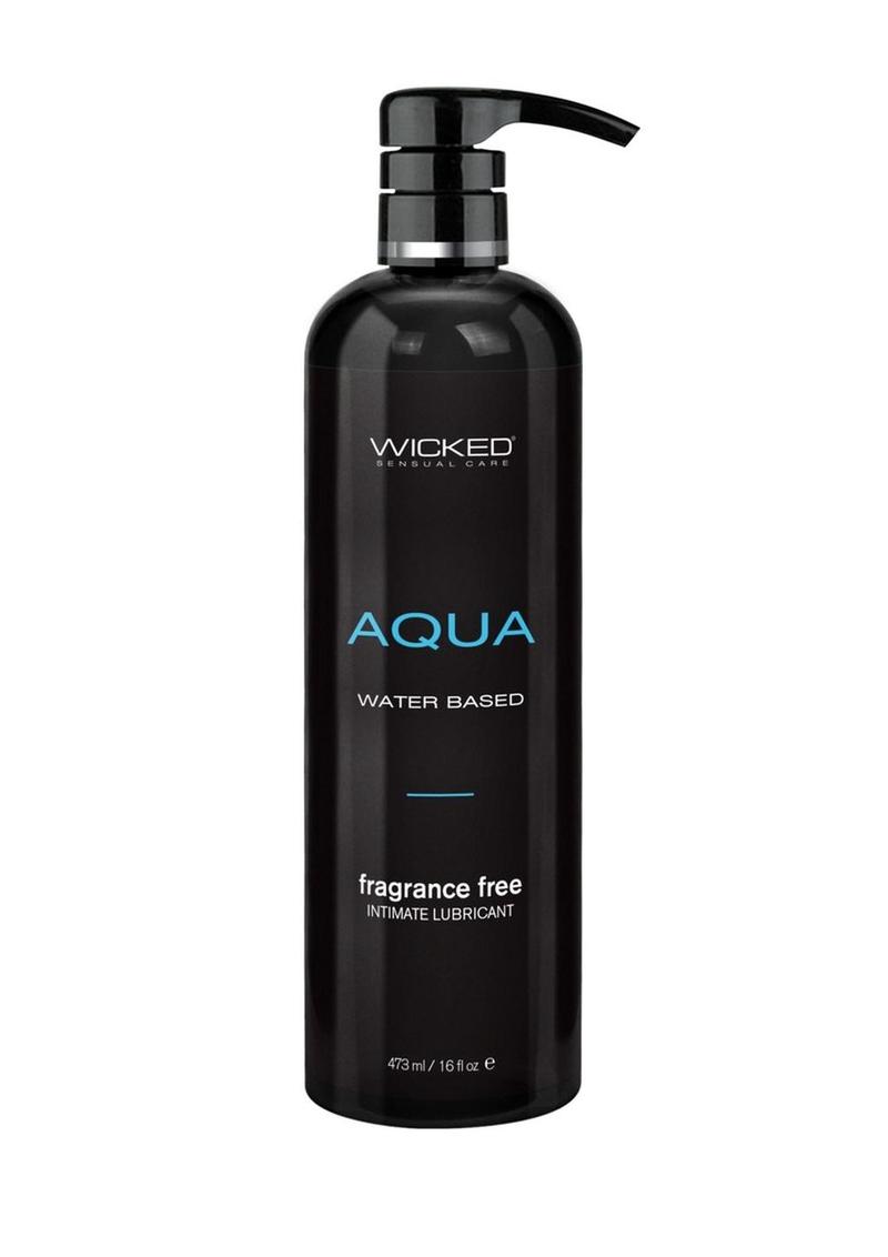 Wicked Aqua Water Based Lubricant Fragrance Free - 4oz