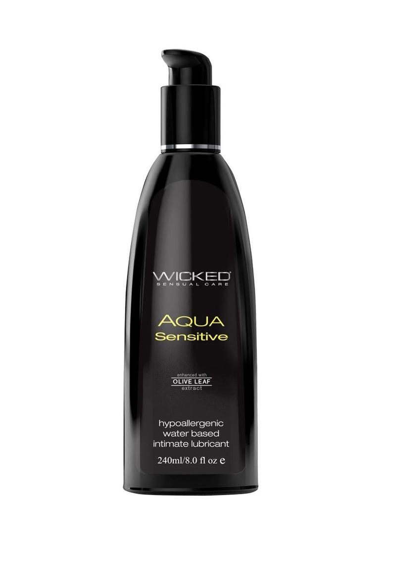 Wicked Aqua Water Based Sensitive Hypoallergenic Lubricant - 4oz